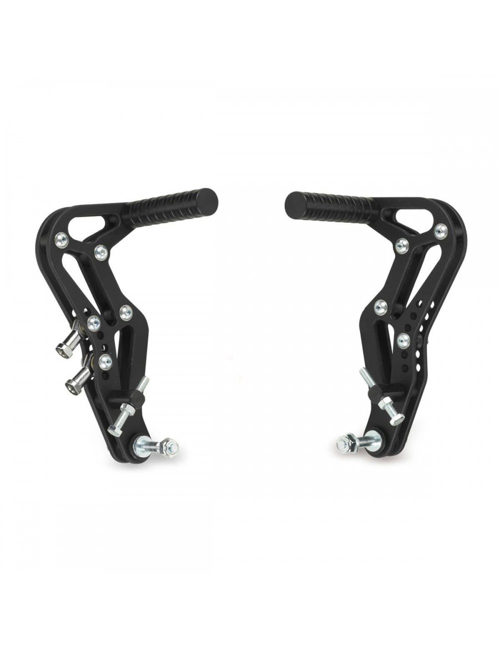 PAR DE PEDAIS (FREIO + ACELERADOR) PRETO ANODIZADO PAR DE PEDAIS (FREIO + ACELERADOR) PRETO ANODIZADO