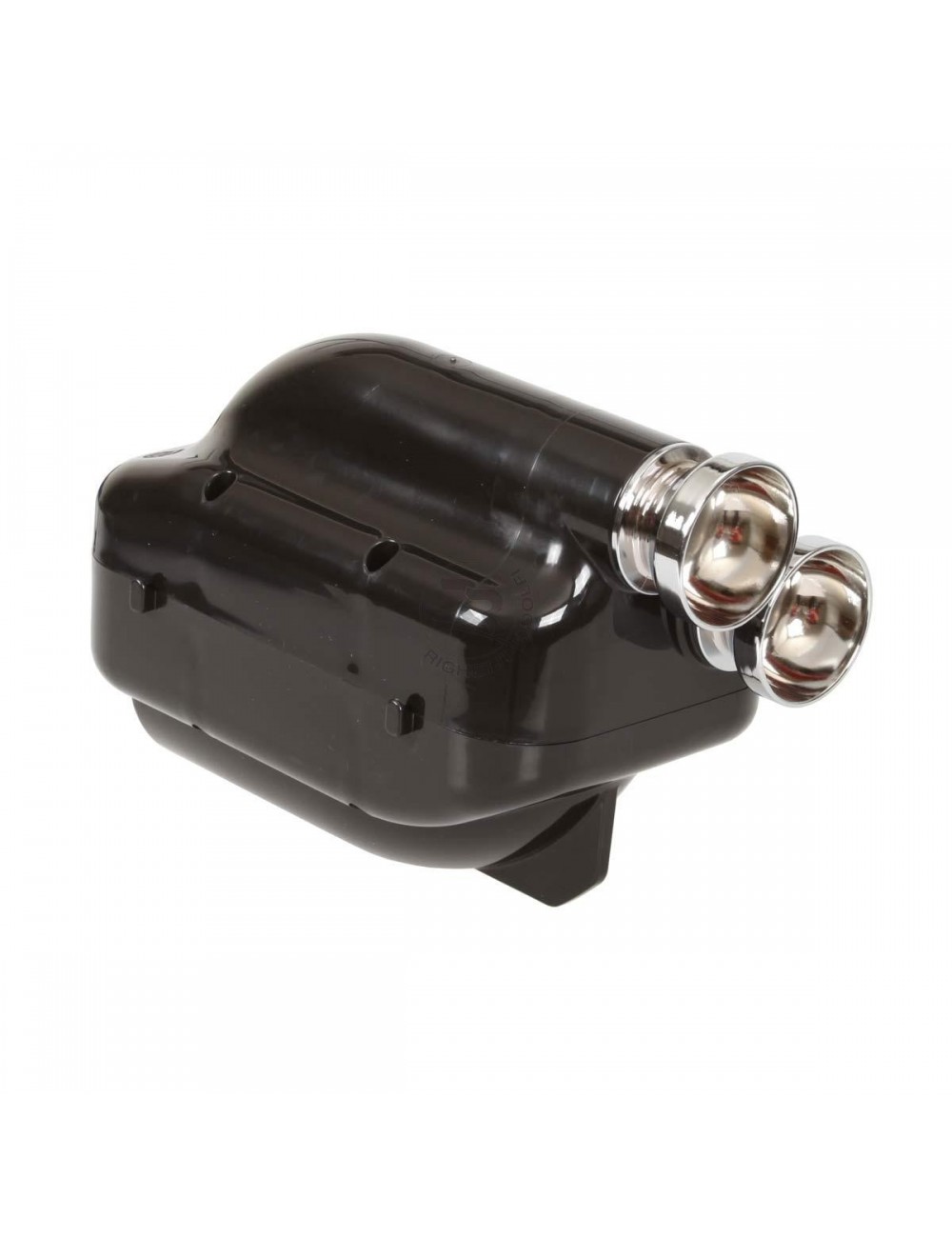 SILENCIEUX 23mm NOIRE/CHROME, SILENCIEUX 23mm NOIRE/CHROME,