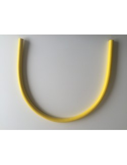 DURITE EN SILICONE / LONGUEUR 1200mm D.16/24mm JAUNE