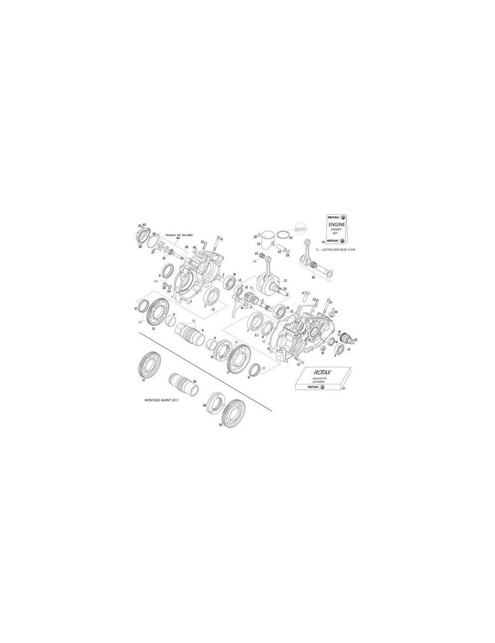 (2) Pin de centrage 8x12mm (2) Pin de centrage 8x12mm