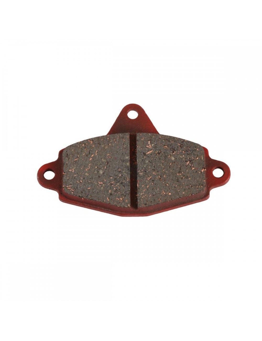 PLAQUETTE DE FREIN MODELE TENDRE (114) COULEUR ROUGE, EPAISSEUR 13mm PLAQUETTE DE FREIN MODELE TENDRE (114) COULEUR ROUGE, EPAISSEUR 13mm