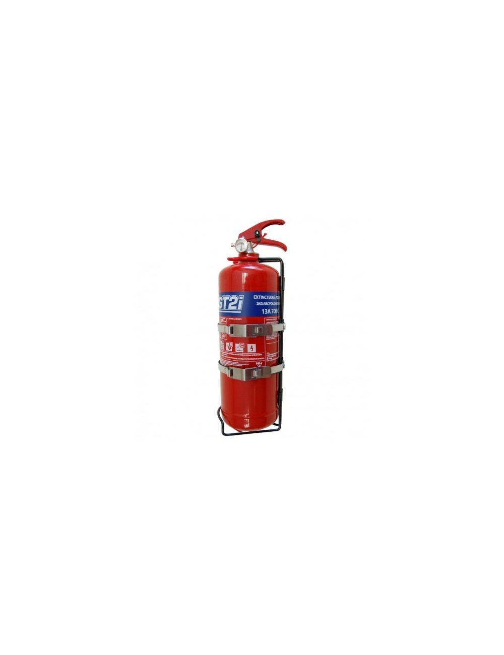 Extintor manual mecánico de acero de 2 kg de polvo Extintor manual mecánico de acero de 2 kg de polvo