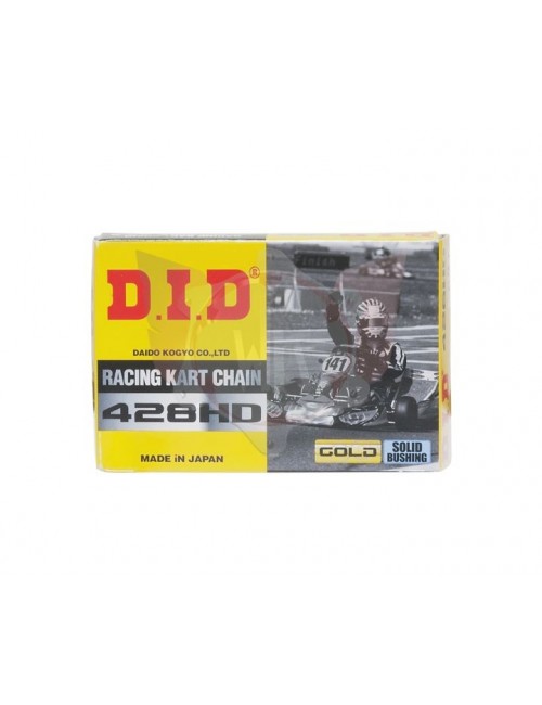 Chaine karting 125 KZ  DID 428H, 60 maillons