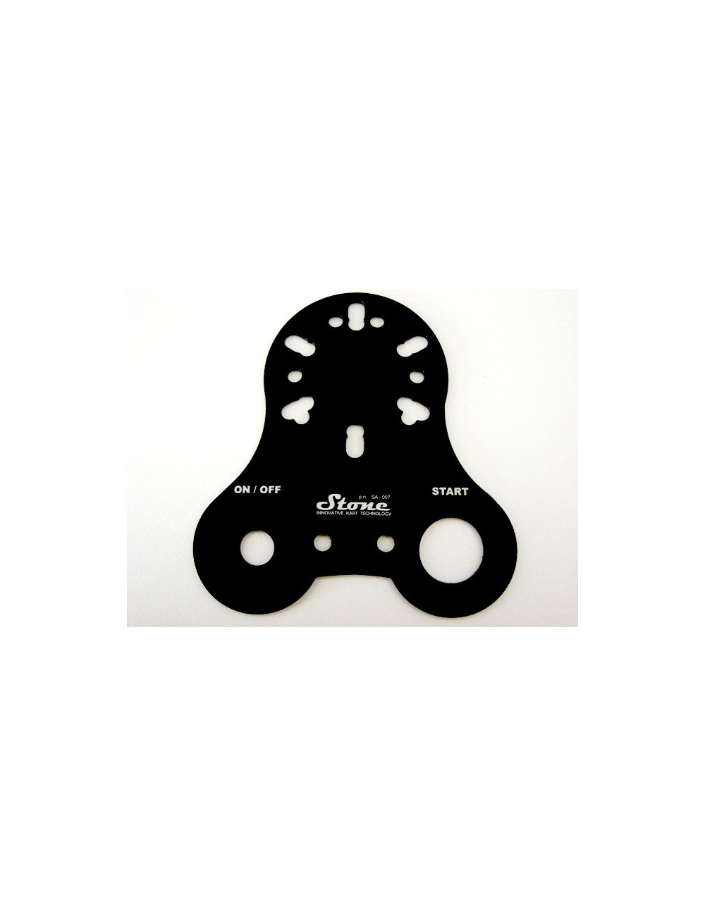 Support pour bouton MARCHE aluminium Support pour bouton MARCHE aluminium