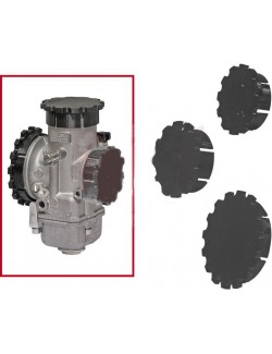 COVER KIT BLACK FOR DELLORTO CARB VHSB34