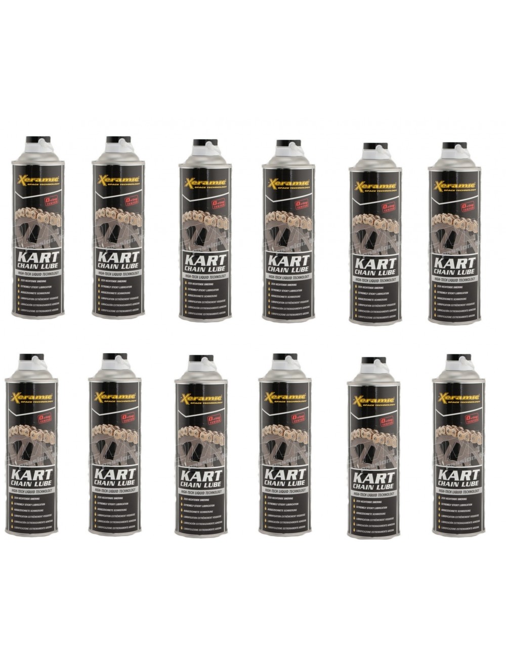 12 en cadena Xeramic lubricante KART 500ml 12 en cadena Xeramic lubricante KART 500ml