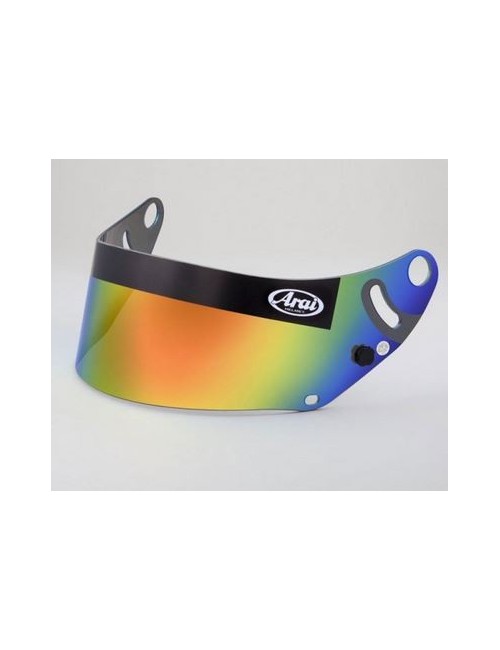 Écran ARAI miroir or, label FIA