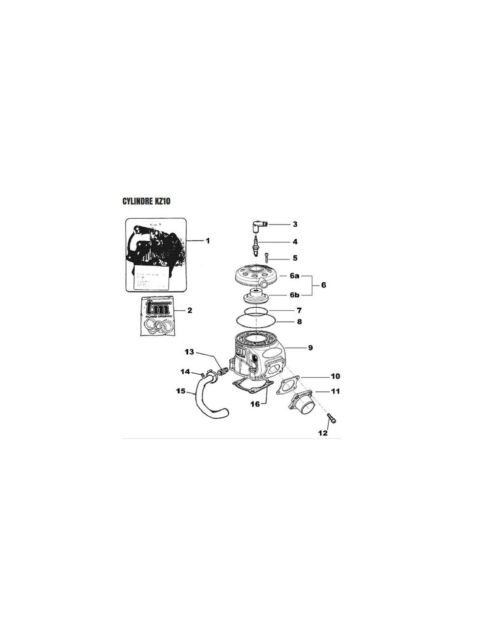 (2)Kit joint spy moteur KZ10 Kit joint spy moteur KZ10 (2)Kit joint spy moteur KZ10 Kit joint spy moteur KZ10