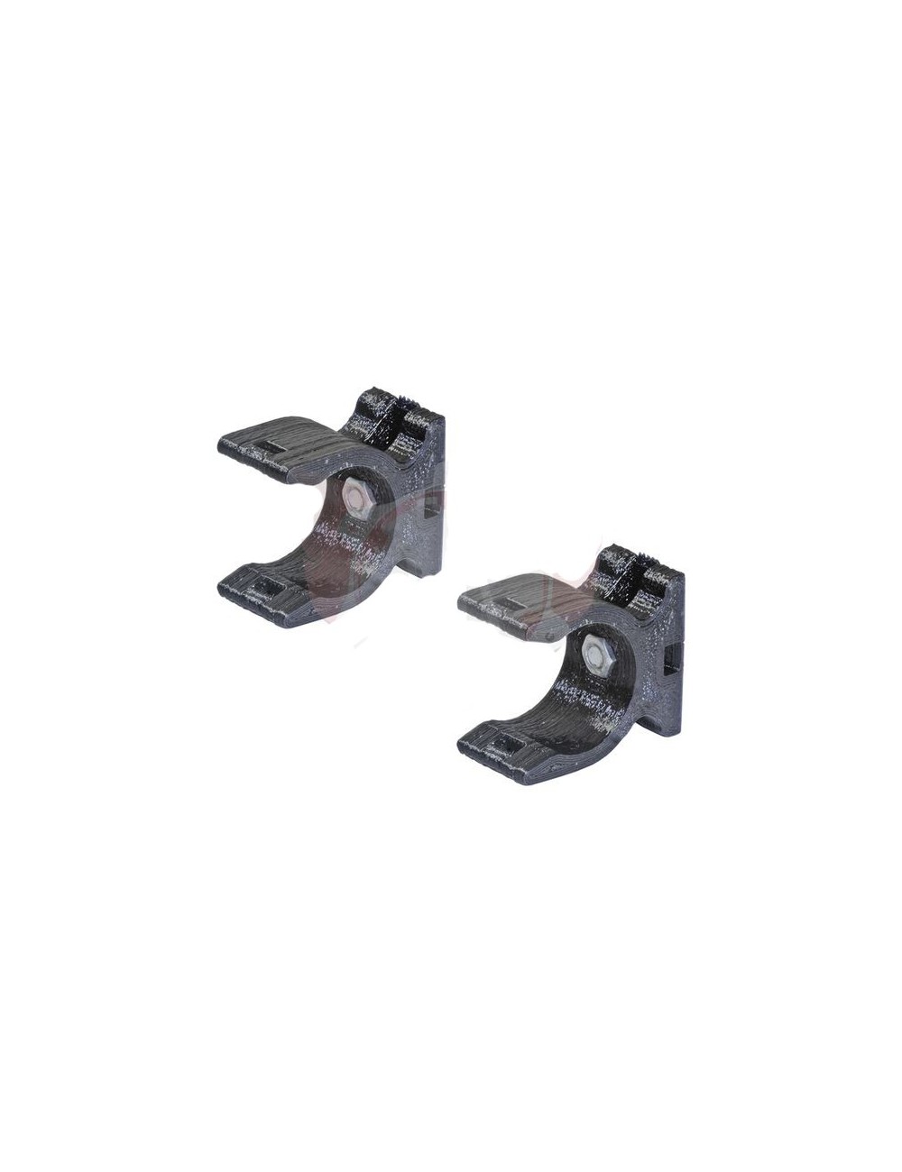 Support durit d'eau en plastique, noir Support durit d'eau en plastique, noir