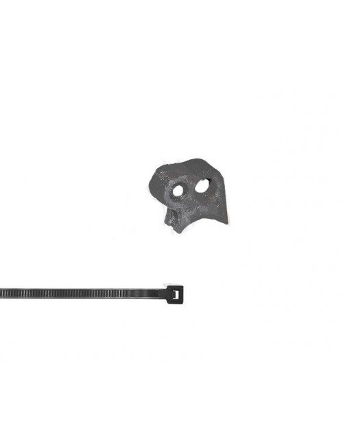 FUEL LINE BRACKET DOUBLE, BLACK