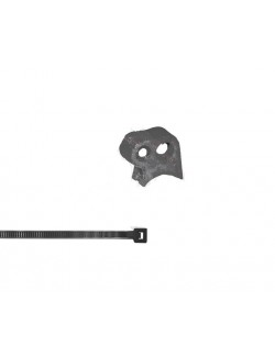 FUEL LINE BRACKET DOUBLE, BLACK