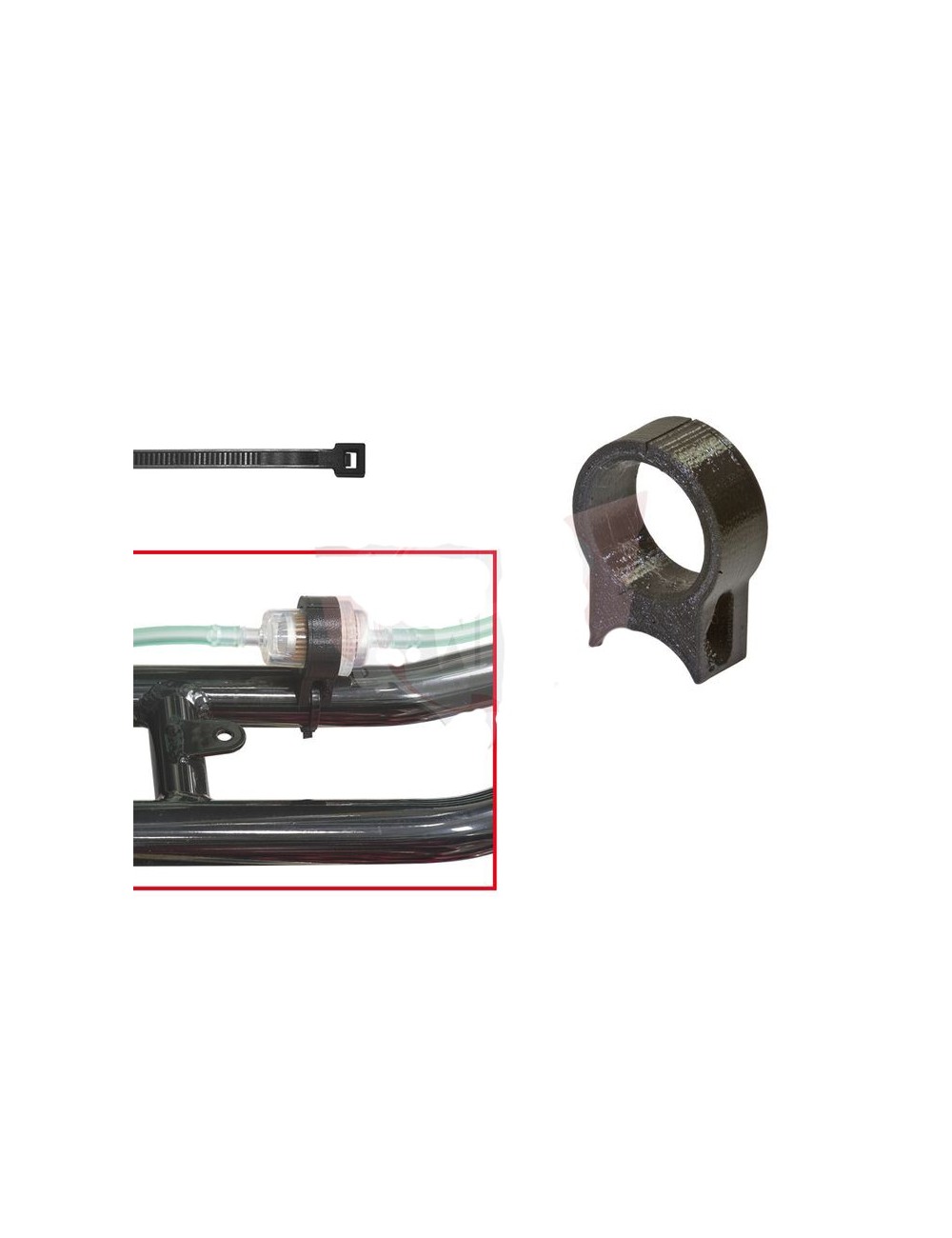 Support filtre à essence, noir Support filtre à essence, noir