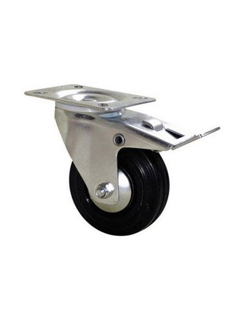 Roulette 100x30mm avec plateau 100x85mm