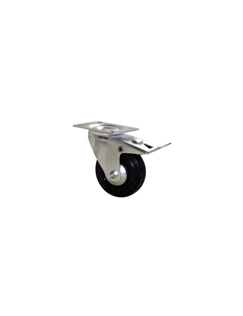Roulette 100x30mm avec plateau 100x85mm Roulette 100x30mm avec plateau 100x85mm