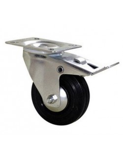 Roulette 100x30mm avec plateau 100x85mm