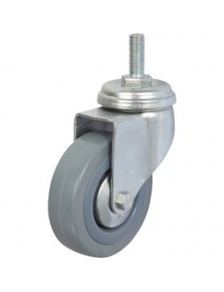Roulette 100x25mm avec goujon M10x20
