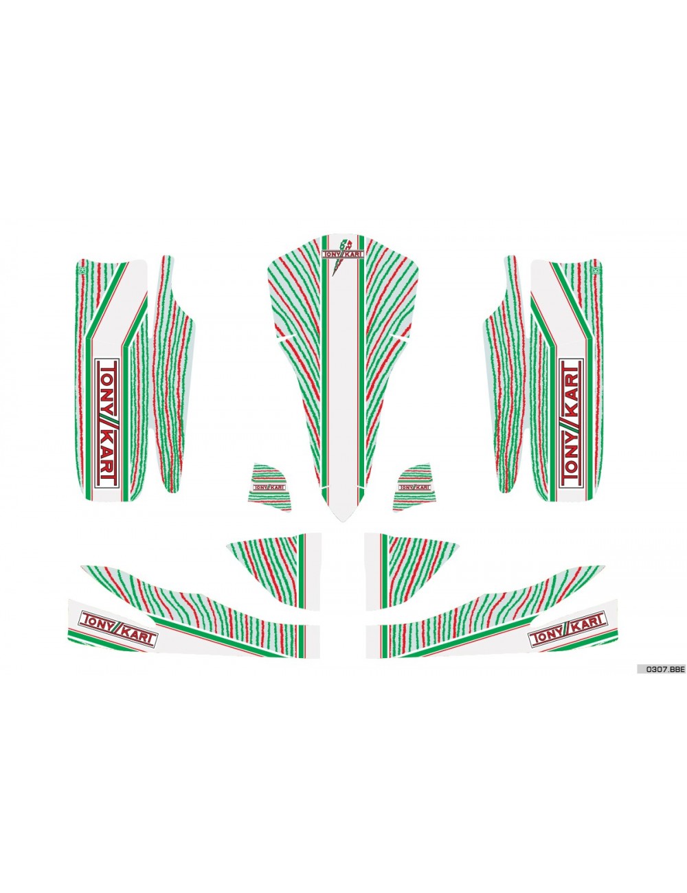 Kit déco Tonykart complet Minikart 2016