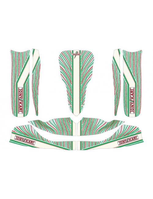 Kit déco Tonykart complet SA/KZ M6 - 2015
