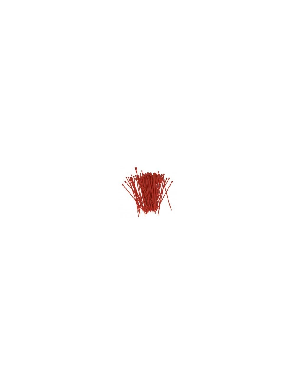 CCOLLIER POUR CABLE 200x4,6mm COULEUR ROUGE 100 CCOLLIER POUR CABLE 200x4,6mm COULEUR ROUGE 100
