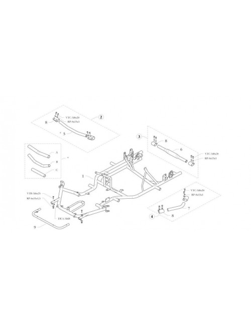 (9) barre spoiler av L410x155 FL09/14 MINI
