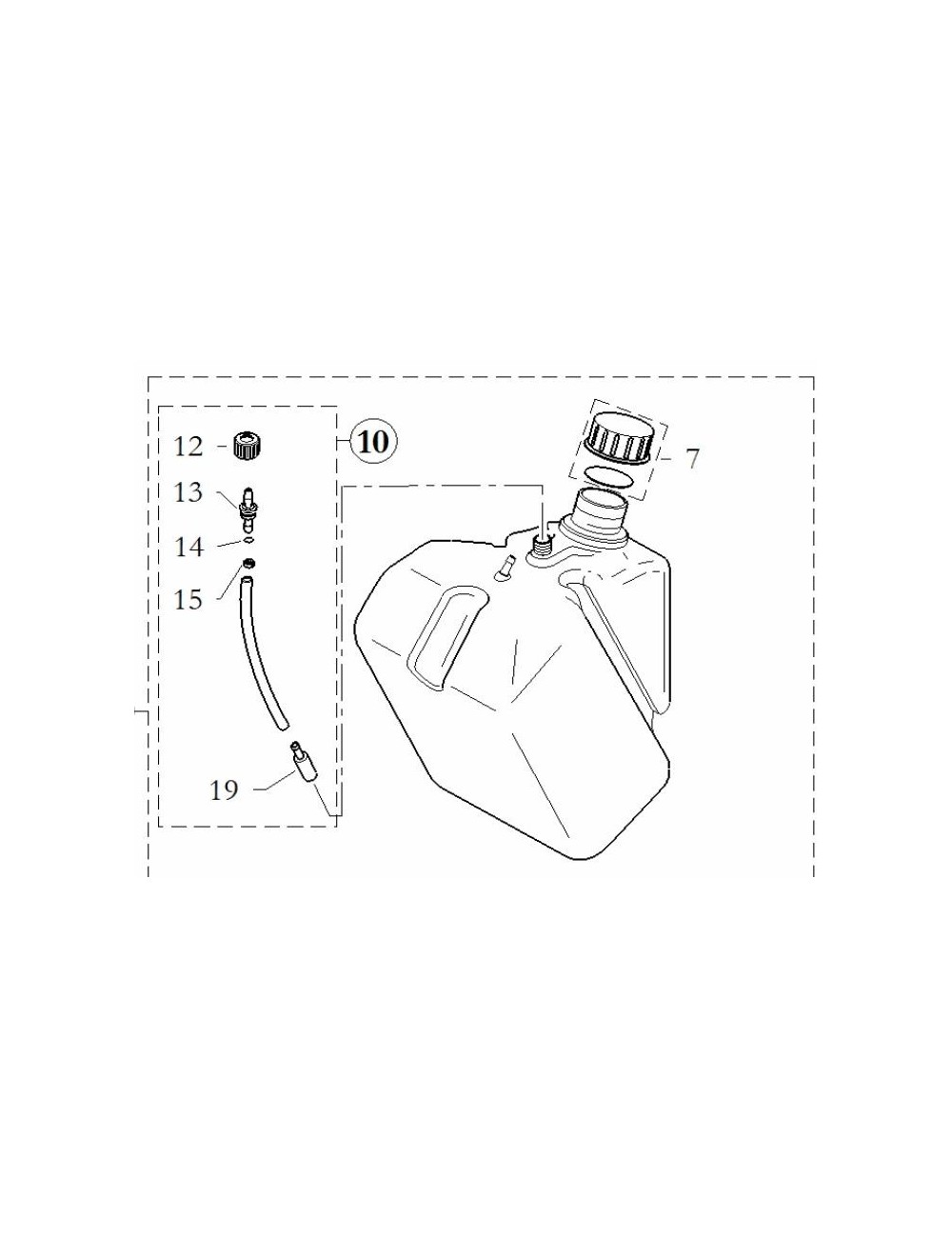 (7) PETROL CAP, TANK LT. 8/10 ASSY. (7) PETROL CAP, TANK LT. 8/10 ASSY.
