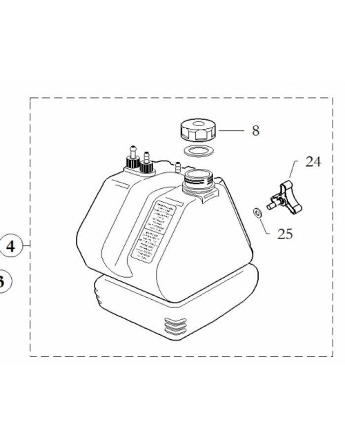 (8) bouchon birel 8.5l