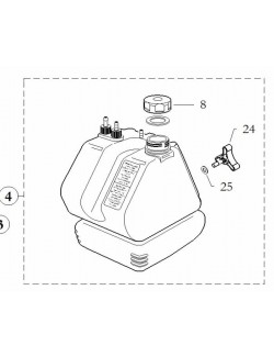 (8) bouchon birel 8.5l