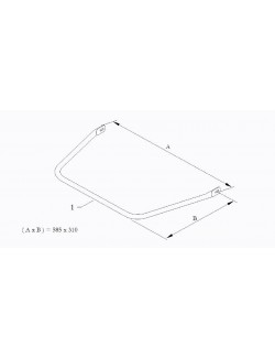 (1) PARAURTI ANT. L-C/510x260-D KG MK14 MINI