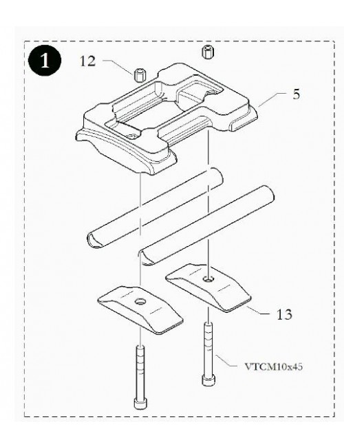 (1) kit platine moteur birel ricciardo