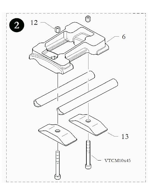ENGINE MOUNT INCLINED, ASSY birel ricciardo