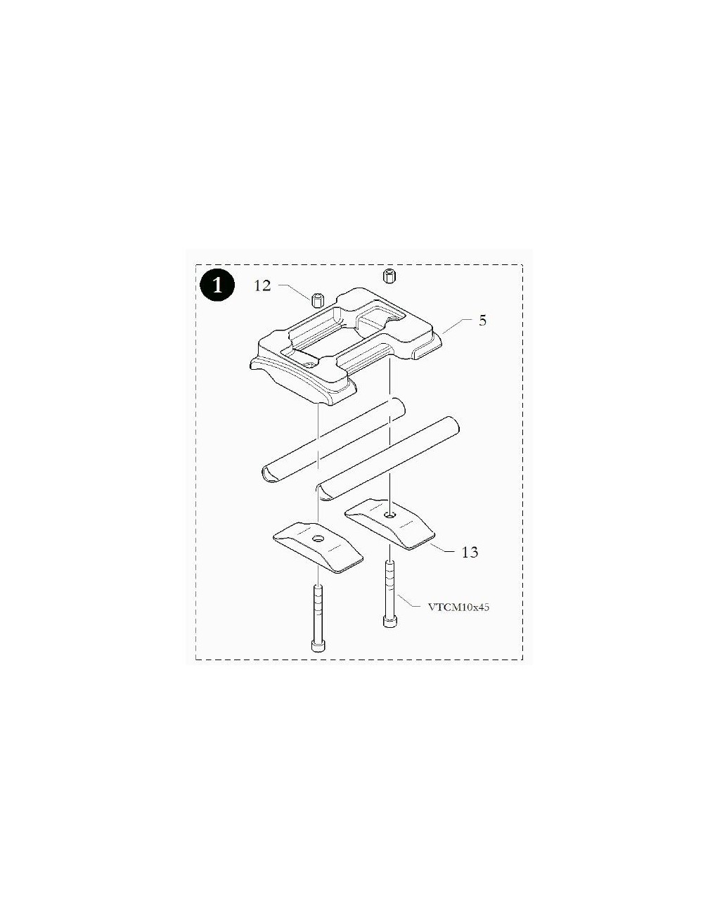 (5) ENGINE MOUNT, FLAT (5) ENGINE MOUNT, FLAT