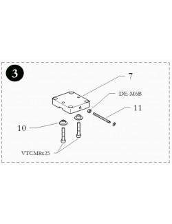(7) ENGINE MOUNT B25