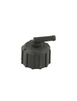 Bouchon de radiateur en plastique, petit, noir, 1bar