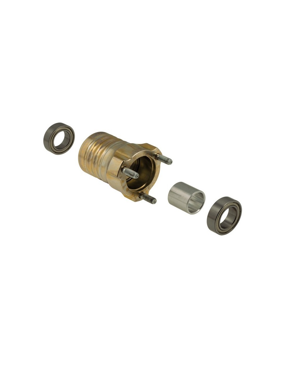 Moyeu Avant HST Magnesium 80 mm Complet Moyeu Avant HST Magnesium 80 mm Complet