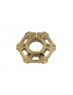 Porte Disque de Frein Magnesium - 206 mm x épaisseur 13 - Ø 50 mm - autoventilé