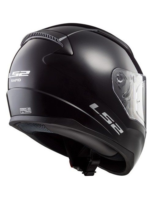 casque LS2 SOLID noire 3-XL