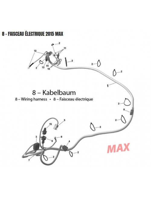 Faisceau électrique 2016 Rotax MAX- Magickart