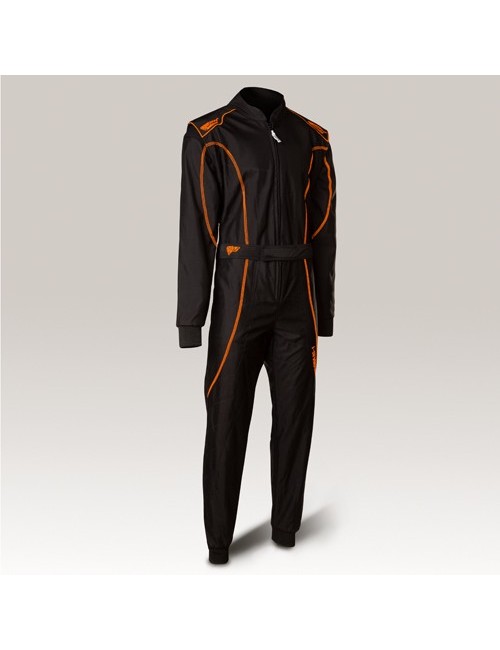 Combinaison Speed racing  Barcelona RS-1 noir-neon orange