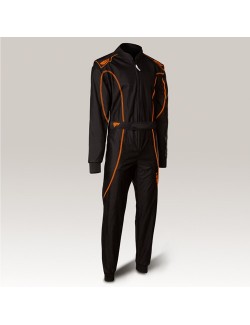 Combinaison Speed racing  Barcelona RS-1 noir-neon orange