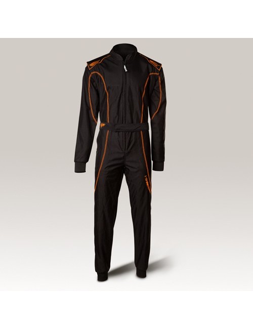 Combinaison Speed racing  Barcelona RS-1 noir-neon orange