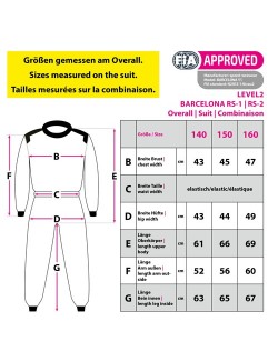 Combianison Speed Cordura Atlanta CS-1 noir/blanc
