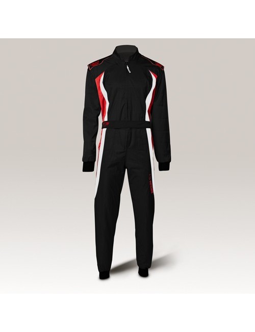 Combinaison Speed Racing Barcelona RS-3  CIK noir,rouge,blanc