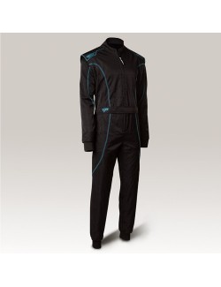 Combinaison Speed Racing Barcelona RS-1  CIK noir-cyan