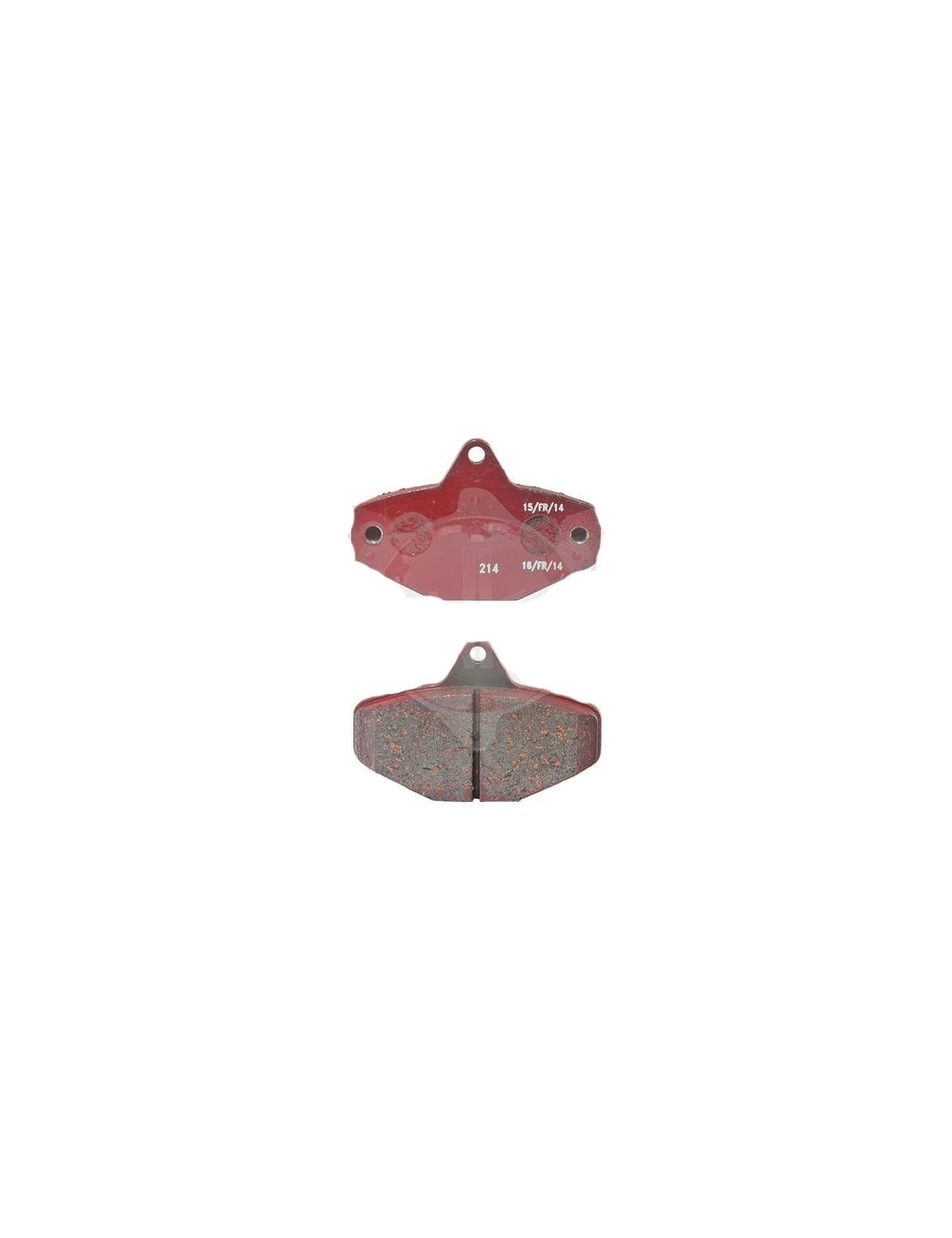 Jeu plaquettes AR V08 rouge CRG Jeu plaquettes AR V08 rouge CRG