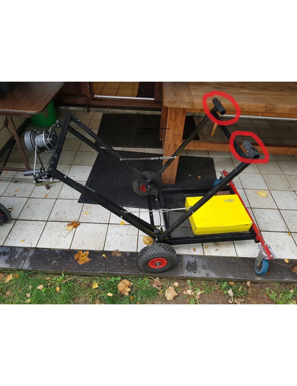 Caoutchouc chariot Dalmi Caoutchouc chariot Dalmi