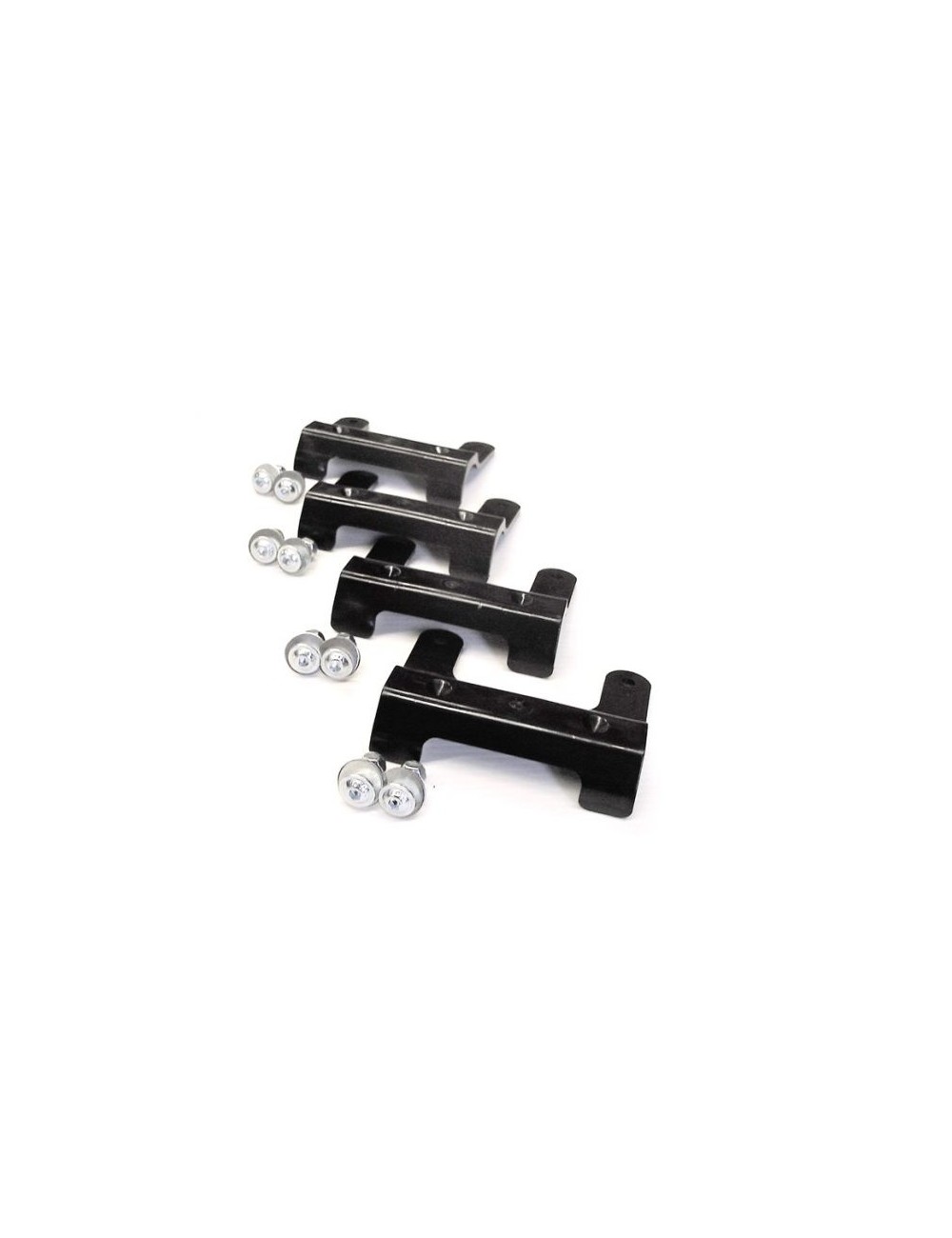 CHASSIS PROTECTOR SET 250x90mm, BLACK PLASTIC CHASSIS PROTECTOR SET 250x90mm, BLACK PLASTIC