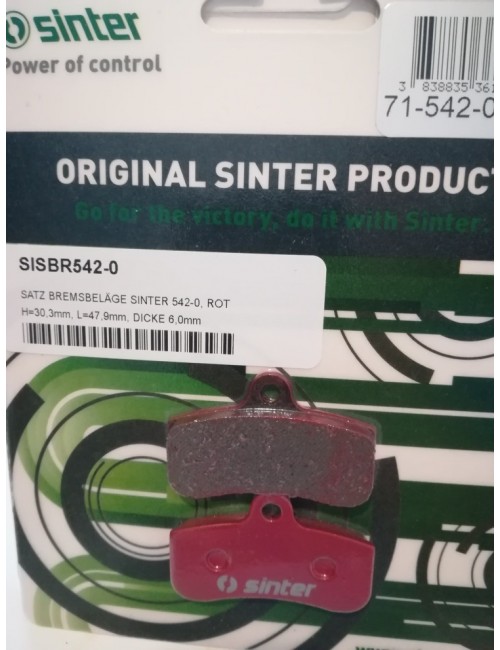 Plaquettes AVANT Sinter pour Sodi
