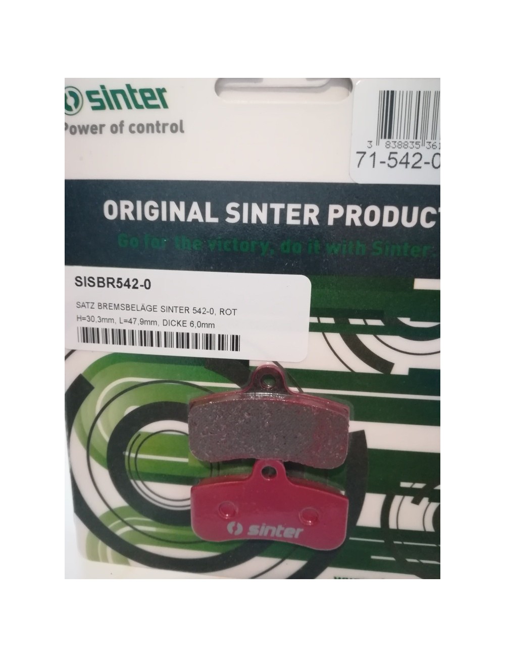 Plaquettes AVANT Sinter pour Sodi Plaquettes AVANT Sinter pour Sodi