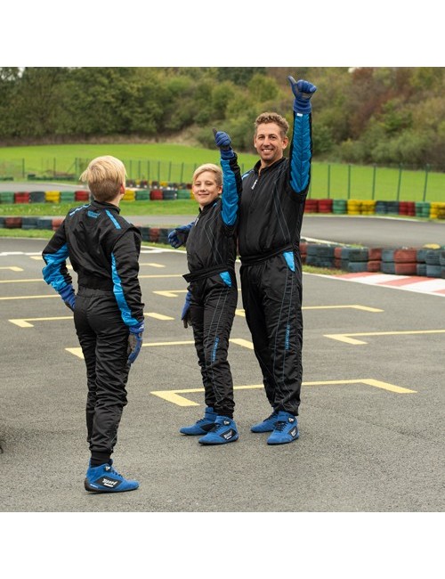 Speed Kartoverall SILVERSTONE RS-2 schwarz/blau