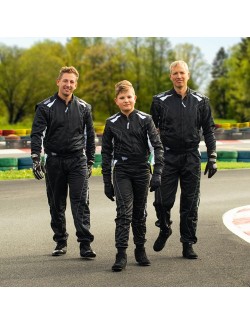 Speed Kartoverall SILVERSTONE RS-2 schwarz/blau